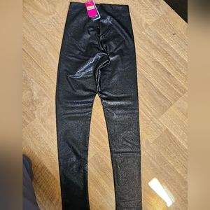 Commando Black faux leather legging medium